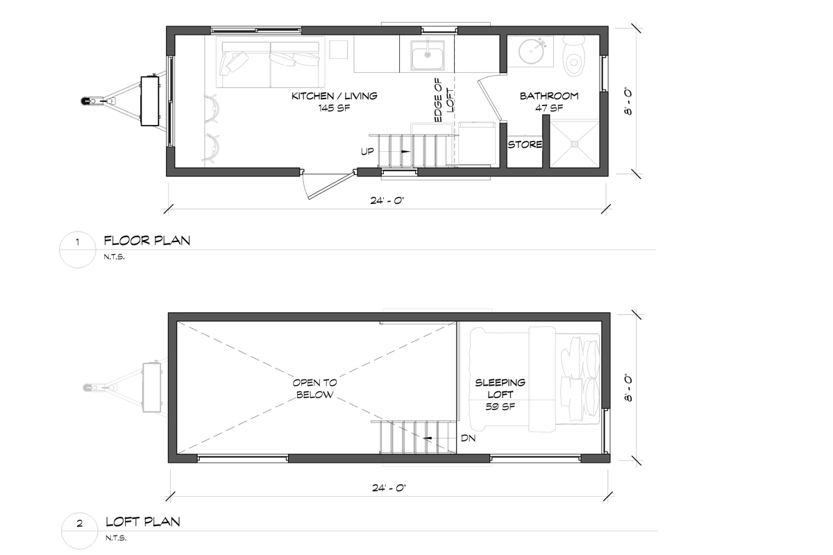 23-003_Jimmy - Sheet - A100 - FLOOR PLANS