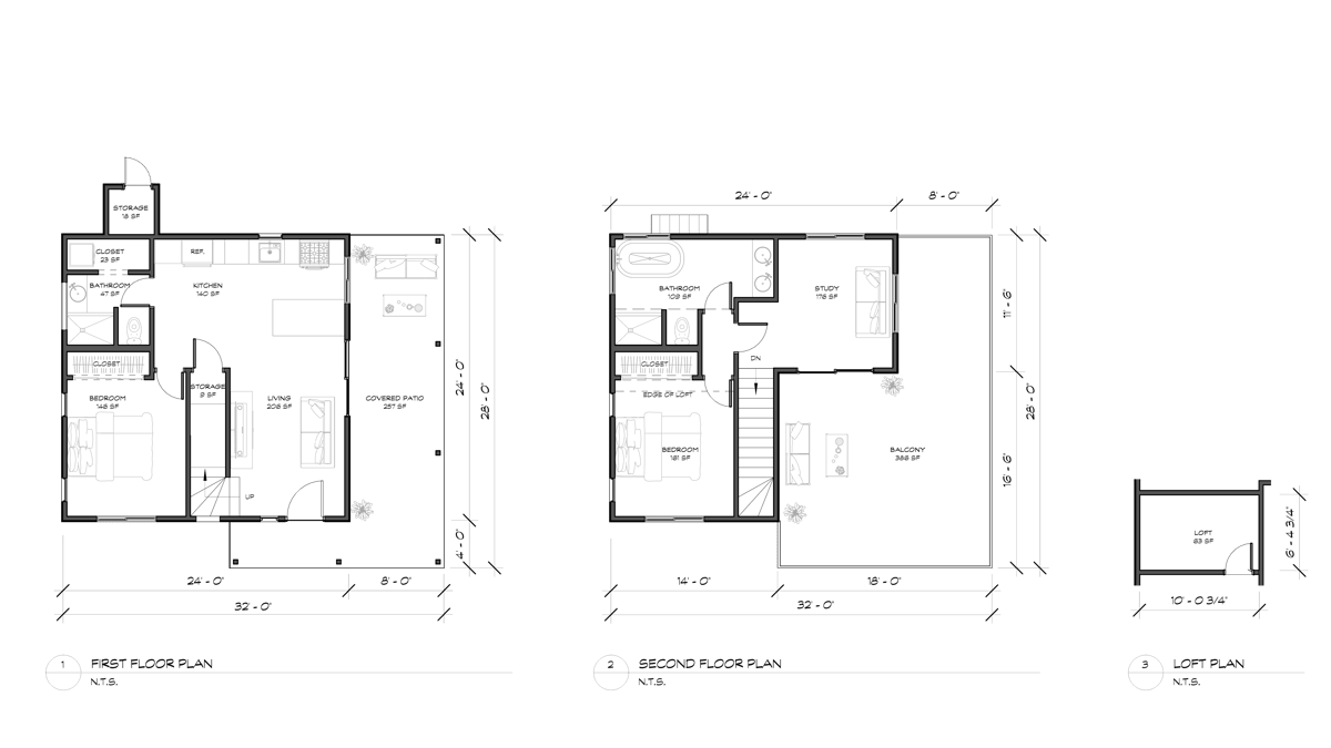 23-006_Driftwood V2 - Sheet - A103 - FLOOR PLANS