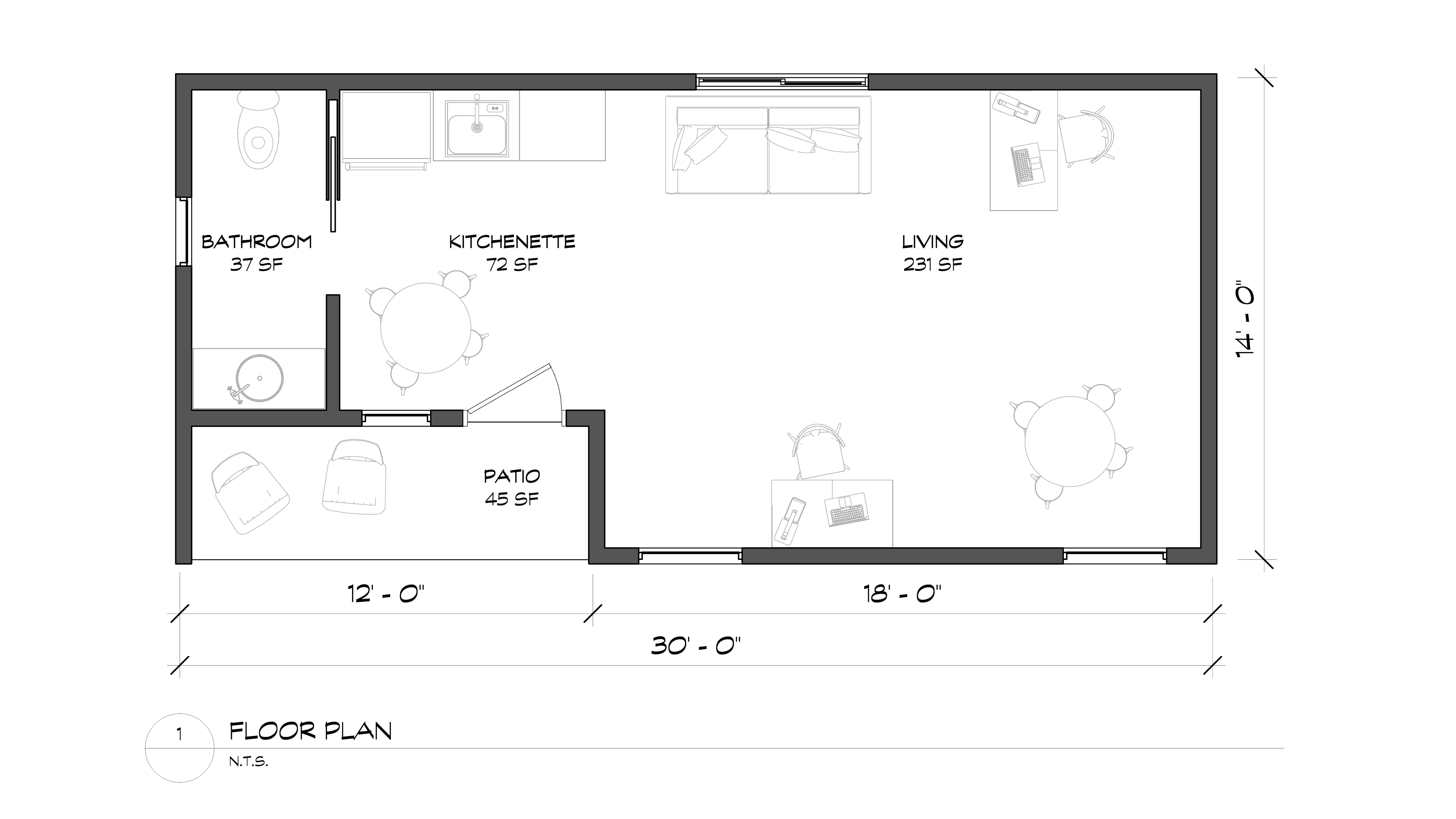 23-012_Office - Sheet - A100 - FLOOR PLAN