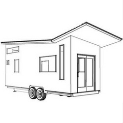Volstrukt | TILTED configurable lightweight steel tiny house kit