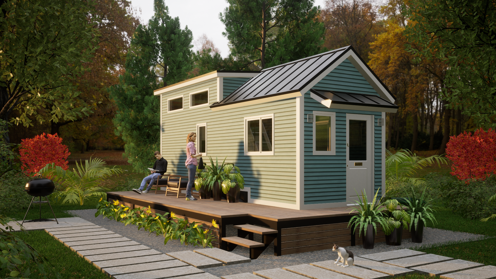 Tiny House Kit Complete With 5 Rooms