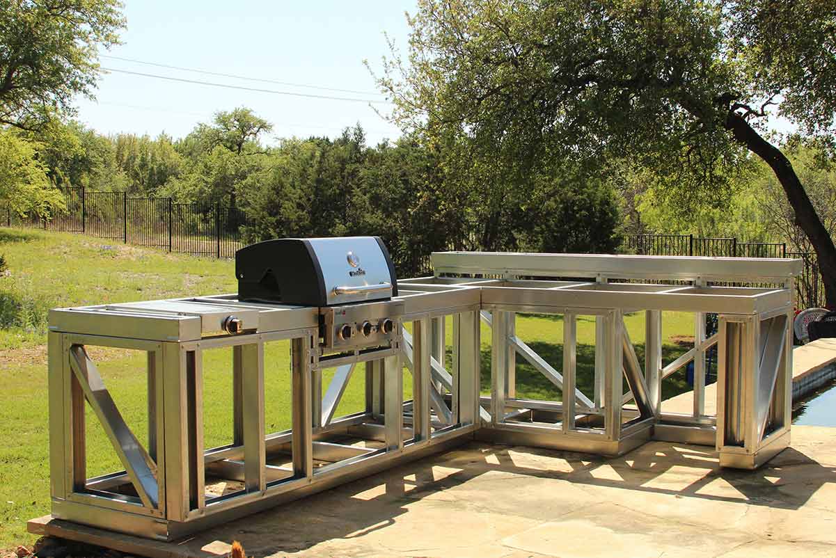 Volstrukt Steel Outdoor Kitchen Frame Kits